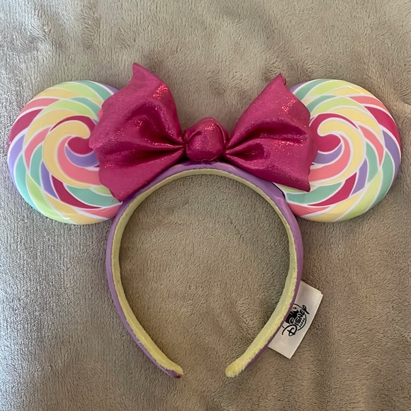 Disney Parks Lilly Pop Minnie Ears RARE 💕🍭 - Picture 1 of 3